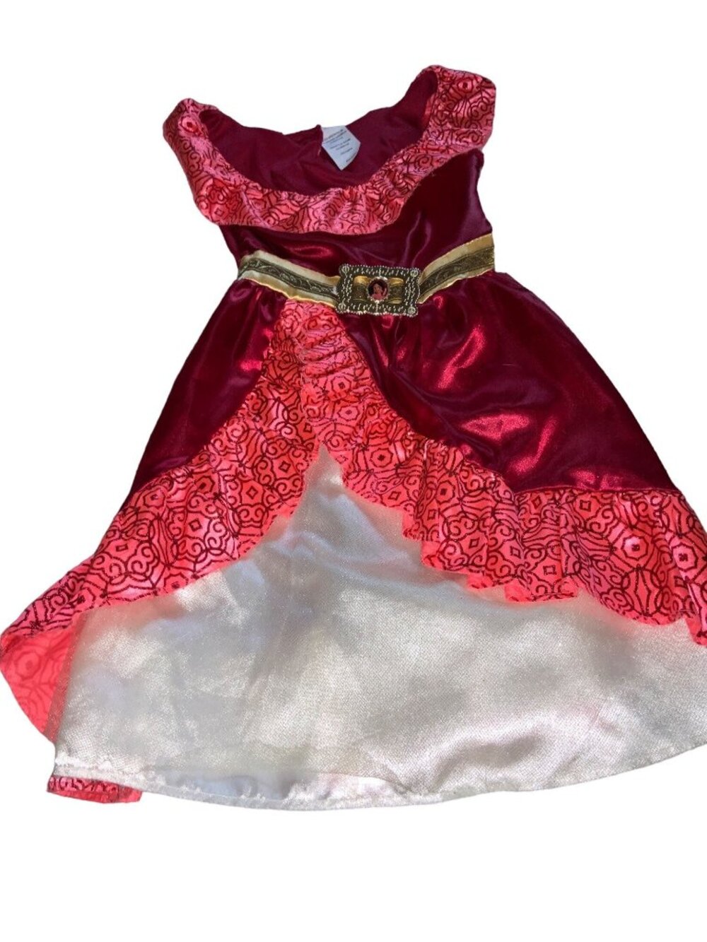 Disney Princess Elena of Avalor Girls Red Dress Up Costume 4-6X by Jakks - Picture 8 of 12